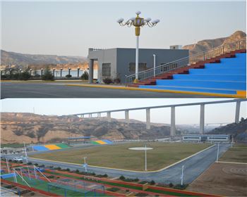 廣場(chǎng)高桿燈、中華燈-陜西渭南合陽特警訓(xùn)練基地廣場(chǎng)照明